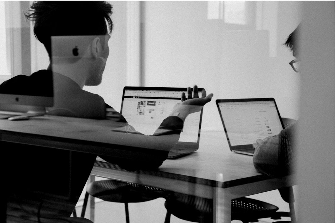 UX designer collaborating